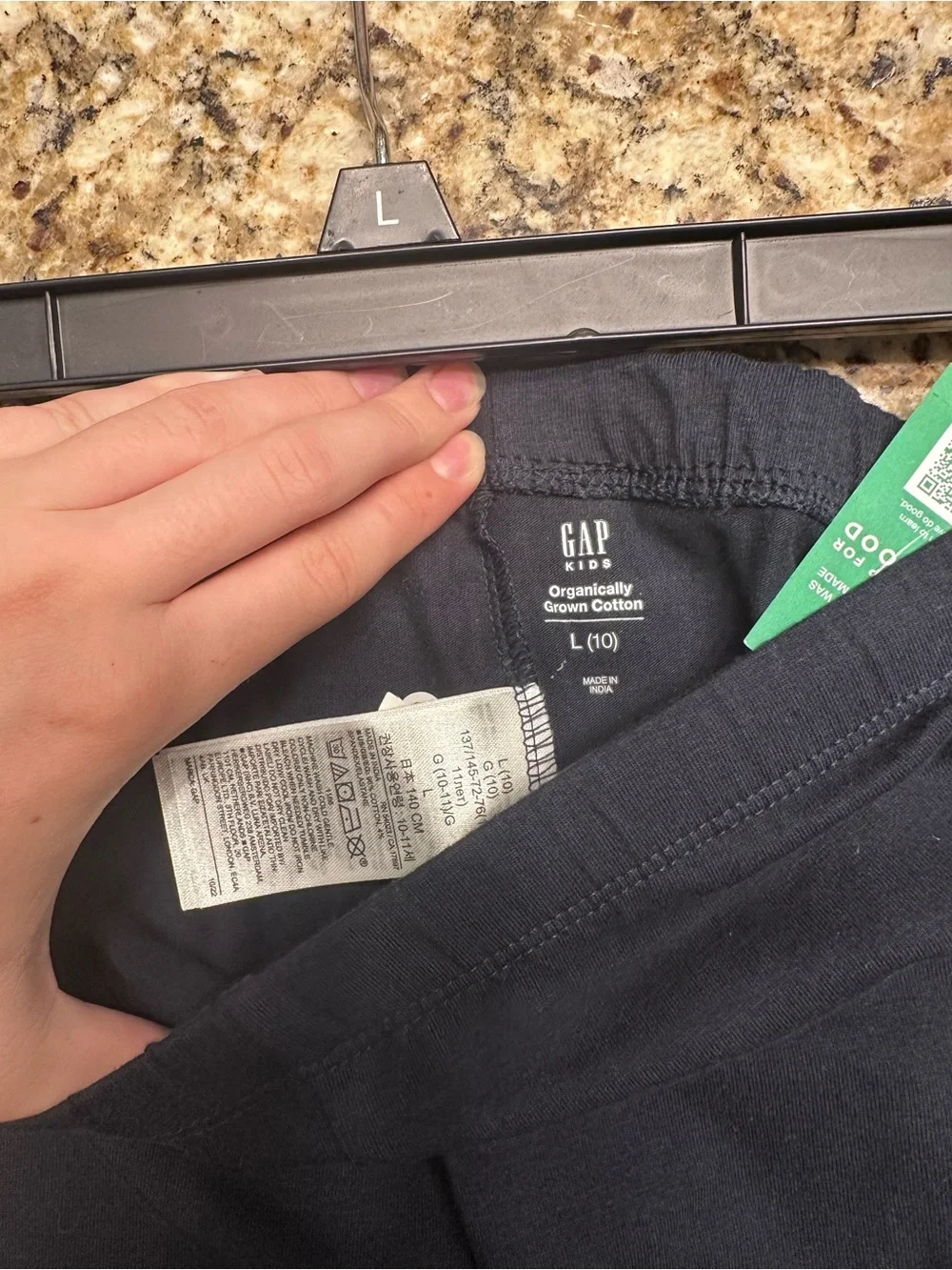 GAP Navy Full-Length Stretch Leggings